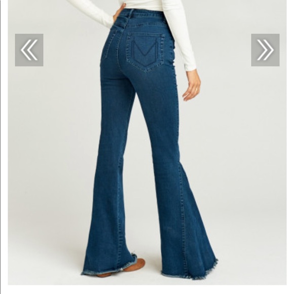 Mumu Blue Berkley Bells ZIP Up Jeans - Picture 8 of 8